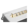 Marshall Acton II Bluetooth home speaker in White, AUX cable plugged into the 3.5 mm input