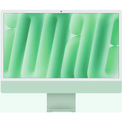 iMac 24-inch with Retina 4.5K display Apple M4 chip with 8‑core CPU and 8‑core GPU, 16GB, 256GB SSD - Green