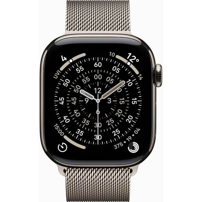 Watch-Series-11-GPS + Cellular-42mm-Natural-Titanium-Case-with-Natural-Milanese-Loop