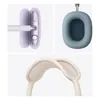 Apple AirPods Max (USB-C), close-ups of the Digital Crown, an ear cushion and the knit-mesh canopy (other colours shown)