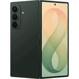Samsung Galaxy Z Fold 8 Ultra in Green Shadow, folded, angled back and cover screen views