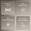 boAt Airdopes 148 Gen 2 true wireless earbuds in Grey, Bluetooth 5.4, IWP, IPX4 and one-touch voice assistant