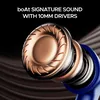 boAt Airdopes Plus 318 true wireless earbuds in Starry Blue, 10 mm drivers with boAt Signature Sound