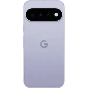 Google Pixel 11 in Frost, back view showing the camera bar and G logo