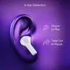boAt Nirvana Lucid true wireless earbuds in Zinc White, in-ear detection: plug in to play, take out to pause