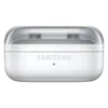 Samsung Galaxy Buds 4 Pro noise cancelling earbuds in White, charging case, front view
