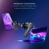 boAt Nirvana Lucid true wireless earbuds in Gunmetal Black, multipoint connection to a laptop and a phone