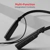 boAt Rockerz 238 Pro wireless neckband earphones in Active Black, multi-function integrated controls on the neckband