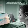 boAt Nirvana Ion ANC true wireless earbuds in Northern Lights, dual device connection to a laptop and a phone