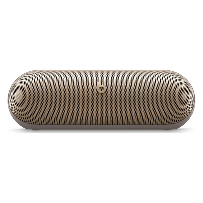 Beats Pill portable Bluetooth speaker in Champagne Gold, front view