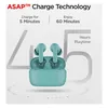 boAt Airdopes 138 Pro true wireless earbuds in Mint Cascade, earbuds in the case, 45 hours playtime and ASAP Charge