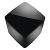 Bose Bass Module 700 wireless subwoofer in Black, top view of the glass top and Bose logo