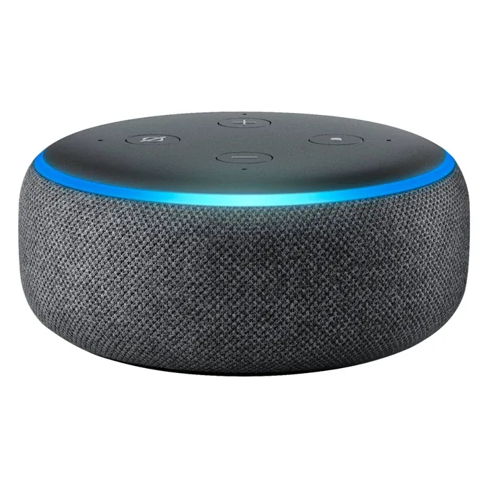 Amazon Echo Dot 3rd Gen smart speaker in Black, front view