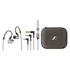 Sennheiser IE 900 wired in-ear monitors, Silver, box contents with three cables and carry case