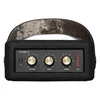 Marshall Stockwell II portable Bluetooth speaker in Black and Brass, top panel with the volume, bass and treble knobs and battery indicator