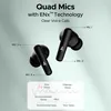 boAt Airdopes 161 ANC true wireless earbuds in Black, both earbuds, four microphones with ENx