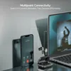 boAt Nirvana Ivy true wireless earbuds in Gunmetal Black, multipoint connection to a phone and a laptop