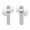 Samsung Galaxy Buds 4 Pro noise cancelling earbuds in White, outer side of both earbuds with the metal blades