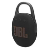 JBL Clip 5 portable Bluetooth speaker in Black, angled view