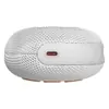 JBL Clip 5 portable Bluetooth speaker in White, bottom with USB-C port