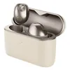 Sennheiser Momentum True Wireless 5 noise cancelling earbuds in Cream, earbuds in the open charging case