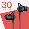 boAt Rockerz Strive wireless neckband earphones in Onyx Black, earbud close-up, 30 hours playback