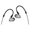 Sennheiser IE 200 wired in-ear monitors, Silver Edition, pair with ear hooks, front view
