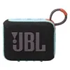 JBL Go 4 portable Bluetooth speaker in Black and Orange, front view