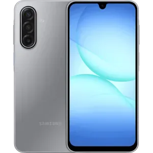 Samsung Galaxy A17 5G in Gray, back and front views