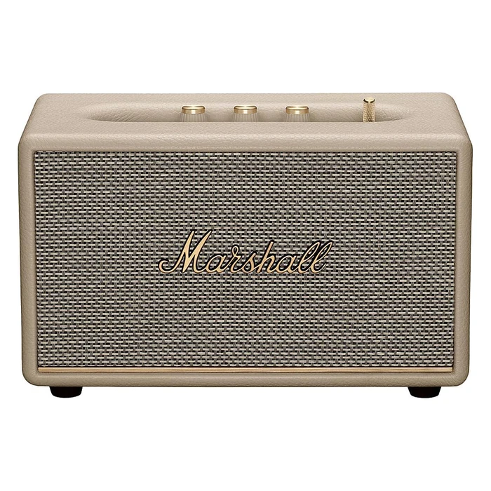 Marshall Acton III Bluetooth home speaker in Cream, front view