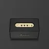 Marshall Stanmore III Bluetooth home speaker in Black, angled top view