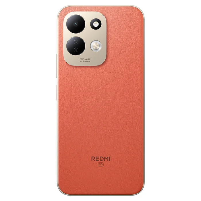 Redmi 17 5G in Eternal Orange, back view