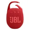JBL Clip 5 portable Bluetooth speaker in Red, carabiner open