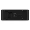 Sonos Sub 4 wireless subwoofer in Black, underside with power socket and Ethernet port