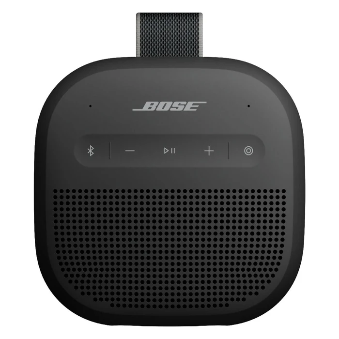 Bose SoundLink Micro (2nd Gen) portable Bluetooth speaker in Black, front view