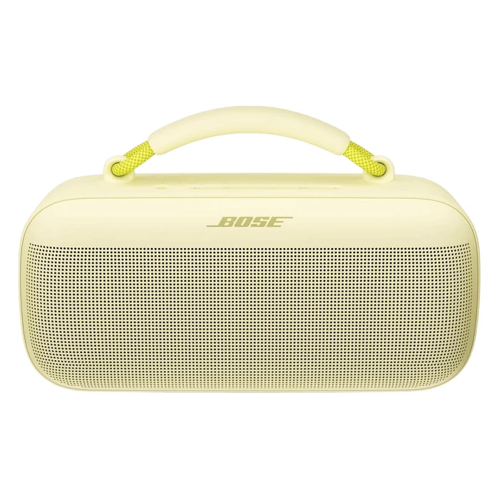 Bose SoundLink Max portable Bluetooth speaker in Citrus Yellow, front view