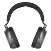 Sennheiser Momentum 4 Wireless noise cancelling headphones in Graphite, front view with the headband