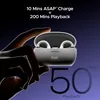 boAt Airdopes Loop open ear true wireless earbuds in Pearl White, ASAP Charge and up to 50 hours total playback