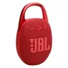 JBL Clip 5 portable Bluetooth speaker in Red, front view
