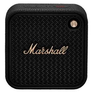 Marshall Willen II portable Bluetooth speaker in Black and Brass, front view