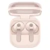 Samsung Galaxy Buds 4 Pro noise cancelling earbuds in Pink Gold, earbuds in the open charging case