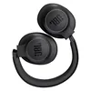 JBL Live 770NC wireless over-ear noise cancelling headphones in Black, one ear cup turned flat