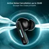 boAt Immortal Airspeed Pro noise cancelling gaming earbuds in Black Sabre, active noise cancellation up to 32 dB