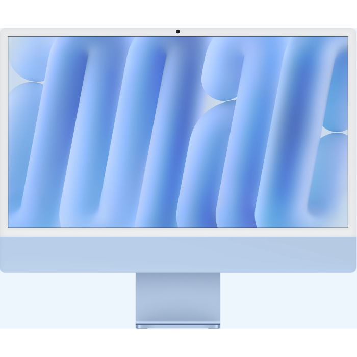 iMac 24-inch with Retina 4.5K display Apple M4 chip with 10‑core CPU and 10‑core GPU, 16GB, 256GB SSD - Blue