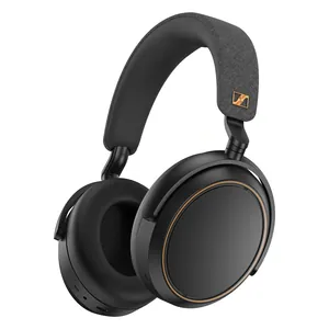 Sennheiser Momentum 4 Wireless noise cancelling headphones in Copper, angled front view