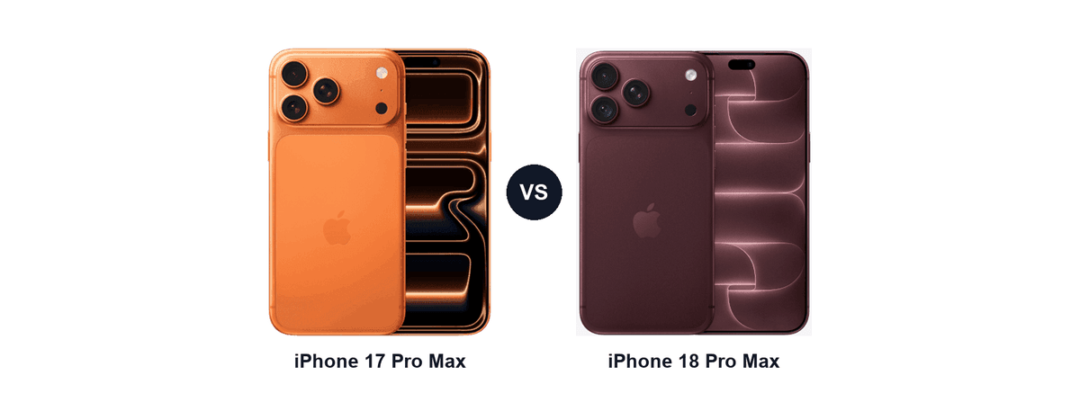 iPhone 18 Pro Max vs iPhone 17 Pro Max comparison