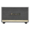 Marshall Acton II Bluetooth home speaker in White, front view with the EST. 1962 brass plate