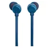 JBL Tune 310C USB-C earphones in Blue, front view of the earbuds