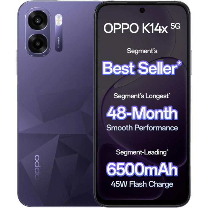 Oppo K14x 5G, 4/128GB, Prism Violet