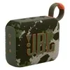 JBL Go 4 portable Bluetooth speaker in Squad, angled front view